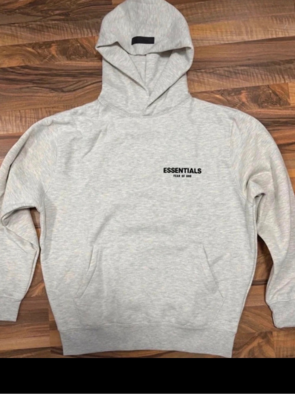 Essentials Light Gray Pullover Hoodie